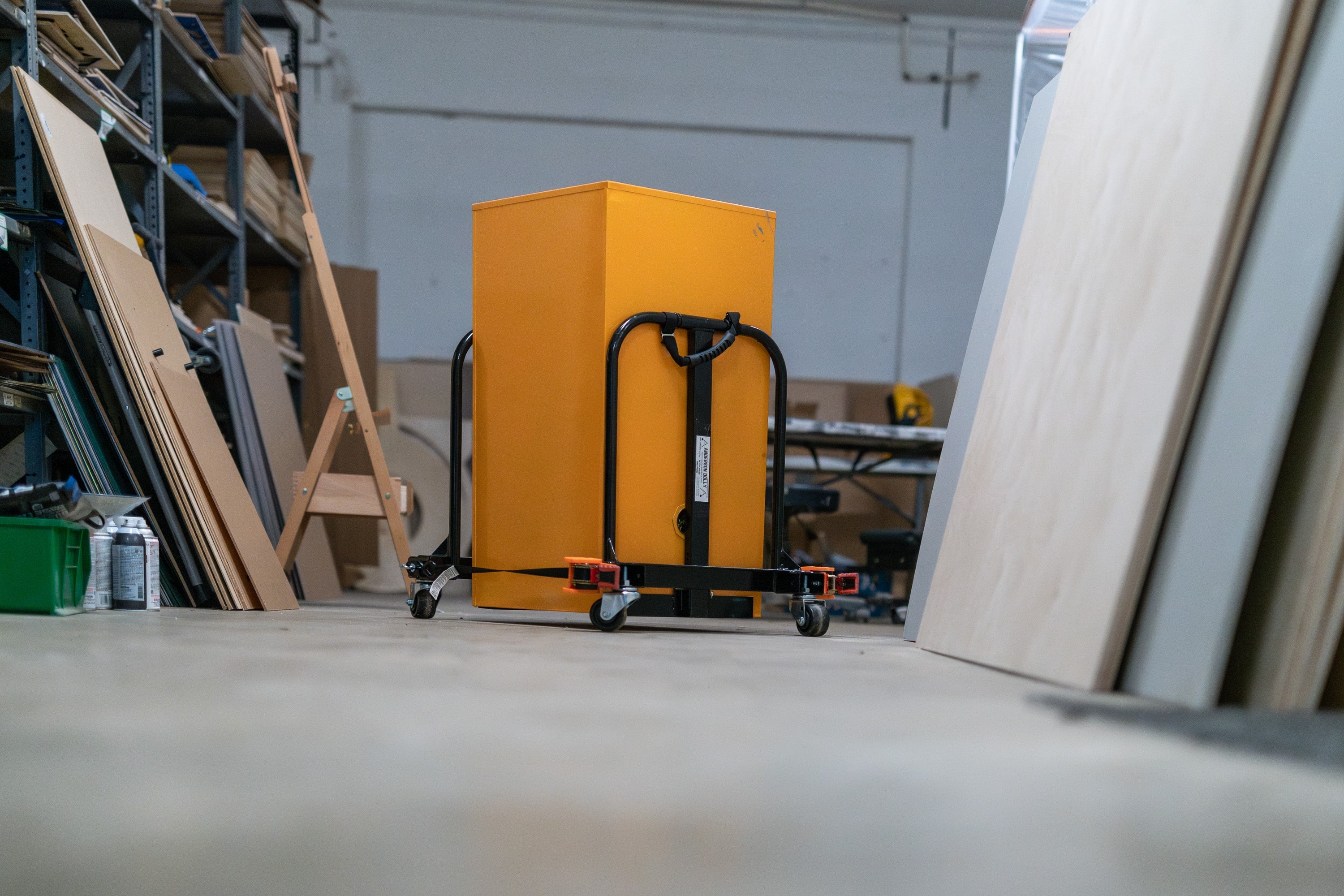 How to Move Heavy Warehouse Items Alone: Science Cabinets, Metal Storage, Lab Furniture & More - Anderson Dolly