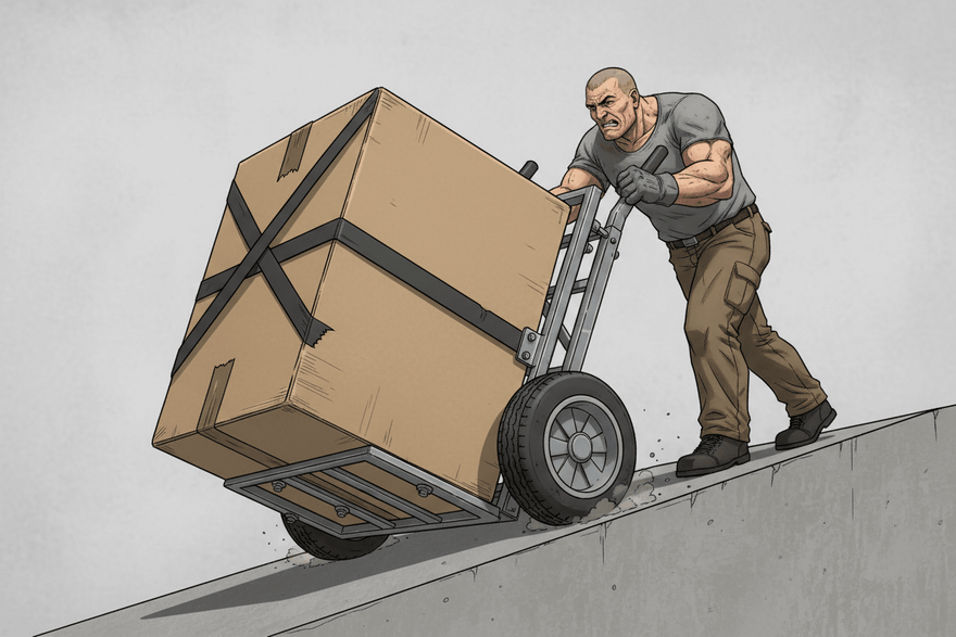 Why Traditional Hand Trucks Fail on Incline Moves (and the Anderson Solution) - Anderson Dolly